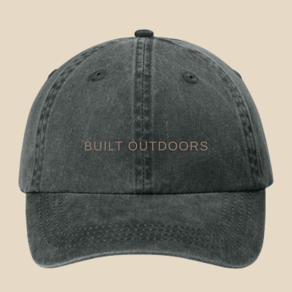 Built Outdoors Pigment-Dyed Cotton Cap