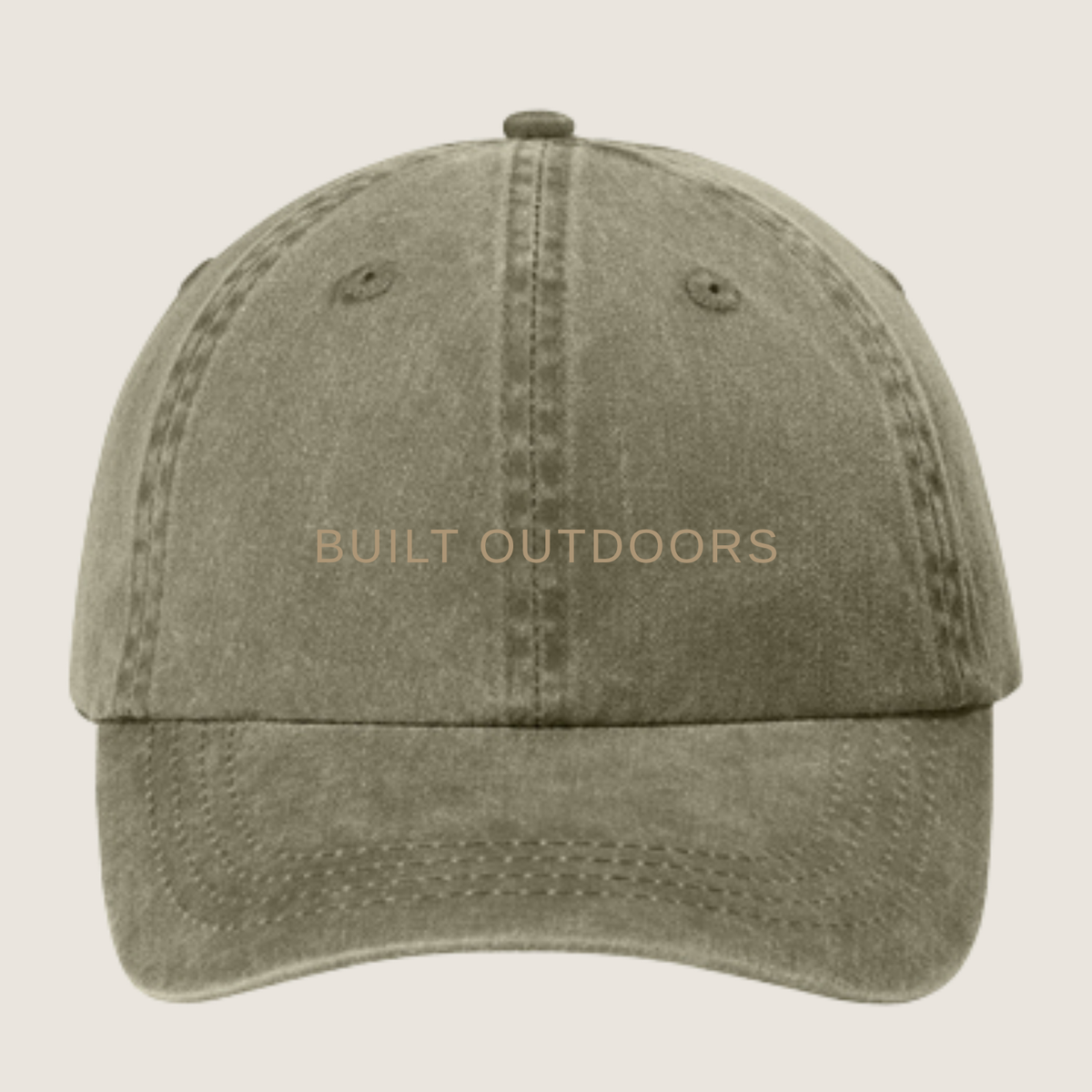 Built Outdoors Pigment-Dyed Cotton Cap