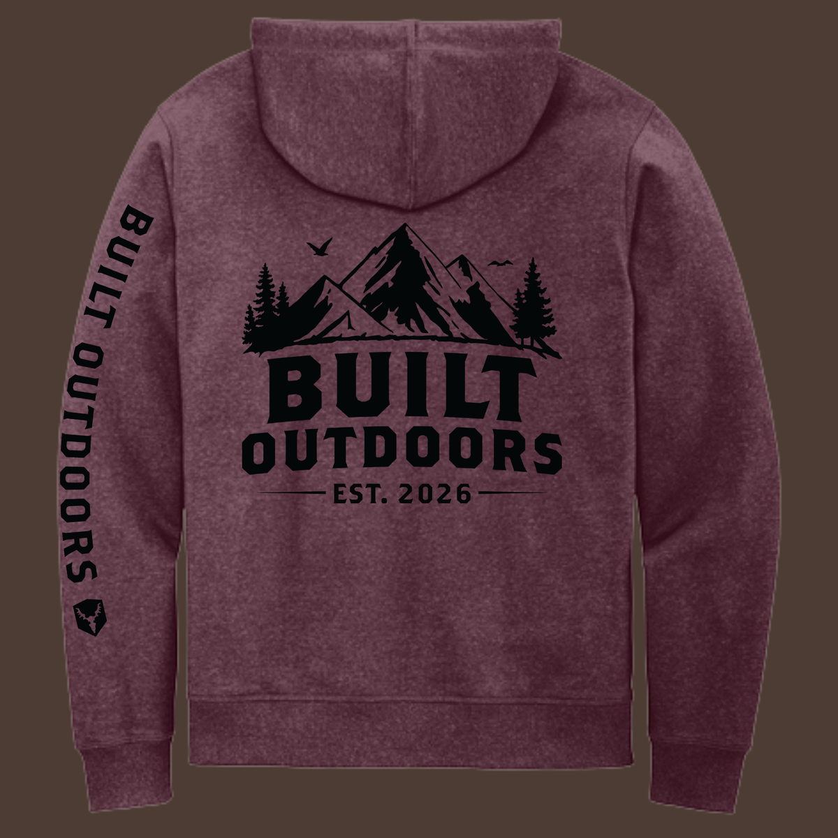 Summit Men's Fleece Full-Zip Hoodie
