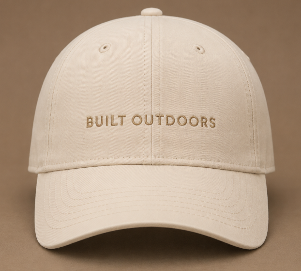 Built Outdoors Classic Hat – Cream